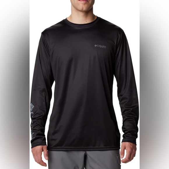 NWT Columbia Men's Terminal Tackle PFG Fish Star Long Sleeve Performance Shirt - Picture 2 of 12